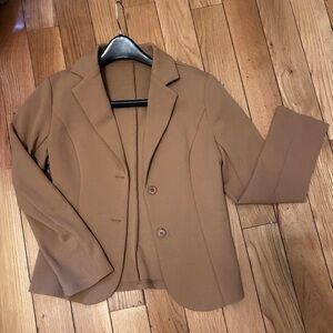 Mint condition, Like new Allegra K blazer, xs in tan color.